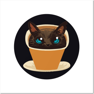 Cat | Coffee Posters and Art